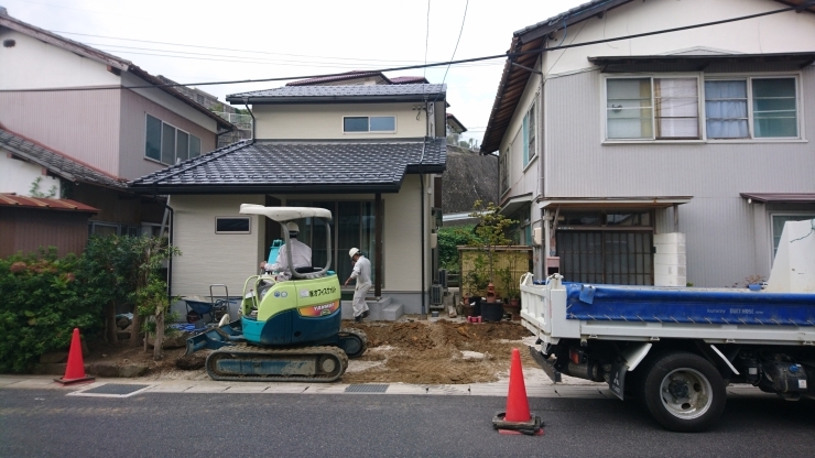 「★駐車場工事はじまりました★　松江市」