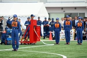 「『事業所自衛消防隊屋内消火栓操法大会（浦安市）』」