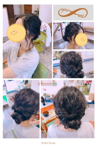 「簡単ヘアーアレンジで秋ヘアーに(o^^o)」