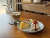 ケーキ2種盛り・アイスカフェラテ