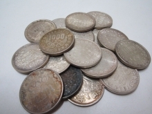 [川西市 メダル・銀貨買取] 東京オリンピックの1000円銀貨のお買取りです。