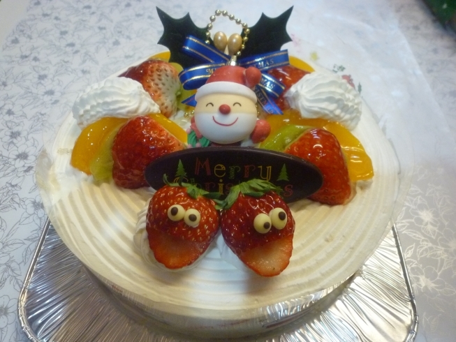 「クリスマスケーキ（レアチーズ）～伊奈町のケーキ屋シャンティ洋菓子店～」