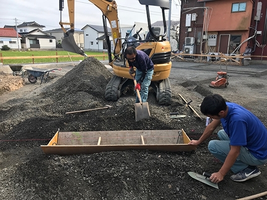 「高岡町の店舗併用住宅　新築工事 No.4」