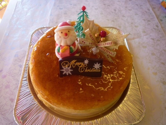 「クリスマスケーキ（チーズケーキ）～伊奈町のケーキ屋シャンティ洋菓子店～」