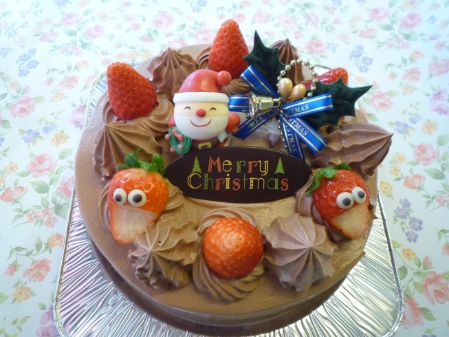 「クリスマスケーキ（生チョコレートケーキ）～伊奈町のケーキ屋シャンティ洋菓子店～」