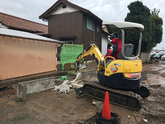 「車庫新築工事　in　平野町　No.2」