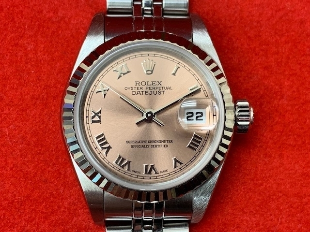 「「ロレックス」(ROLEX)  デイトジャスト レディス腕時計　お買取りさせて頂きました。 　ブランド時計、貴金属、ダイヤ、色石の「生前整理」「遺産相続」　買取りと査定は「チケット大黒屋」金町北口店」
