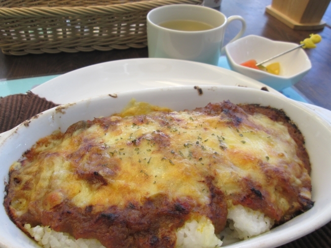 「船橋産ネギ入りのドライカレーできました！」