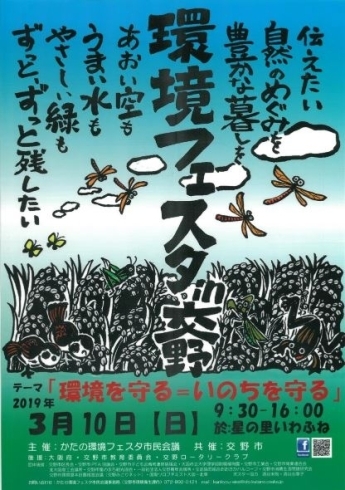 「環境フェスタin交野２０１９会場で小型家電拠点回収を行います」