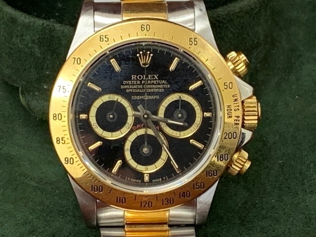 「「ロレックス」(ROLEX)  デイトナ 16523 メンズ腕時計　お買取りさせて頂きました。 　ブランド時計、貴金属、ダイヤ、色石の「生前整理」「遺産相続」　買取りと査定は「チケット大黒屋」金町北口店」