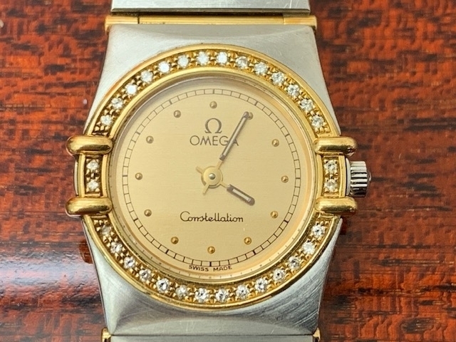 「オメガ (OMEGA)  コンステレーション　レディス腕時計　お買取りさせて頂きました。 　ブランド時計、貴金属、ダイヤ、色石の「生前整理」「遺産相続」　買取りと査定は「チケット大黒屋」金町北口店」