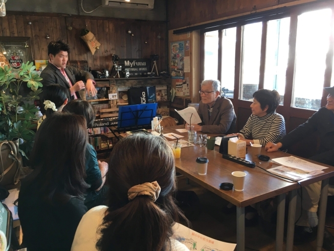 「船橋市場でオレンジカフェ！」