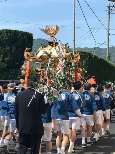 「出雲大社｢大祭礼｣の行事として稚児行列が行われていました。」