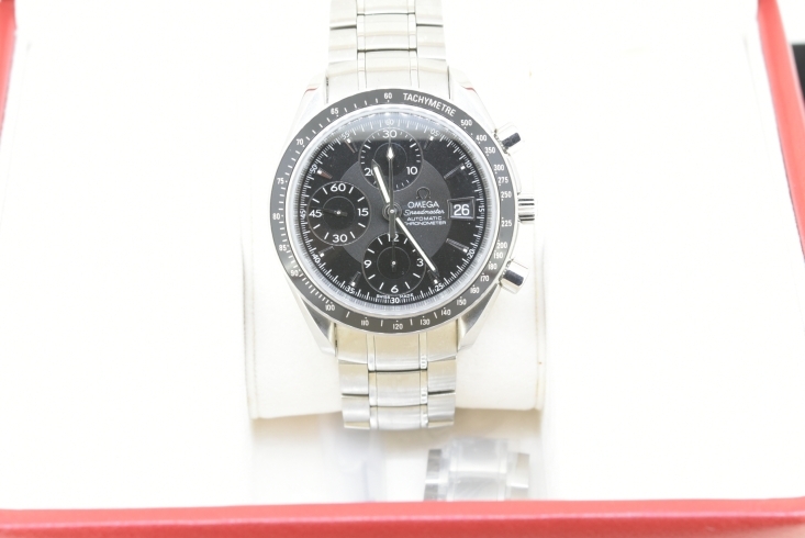 「オメガスピードマスターオート買取りました！松江市の時計の買取は、蔵たけうち松江店。(XJ687426)」