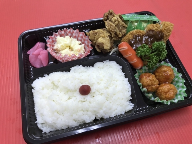 「唐揚げ&トンカツ弁当」