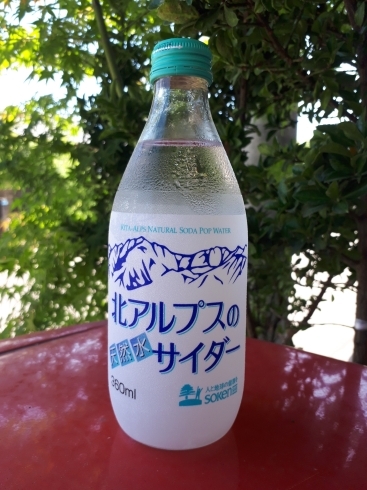 「☆他社にはない　１００％無添加の　安心サイダーです ☆彡　立山連峰の伏流水を　１００％使用した　さわやかな飲み口のサイダー　☆　季節限定 ☆　天然水サイダー 　360ml になります。 ☆」