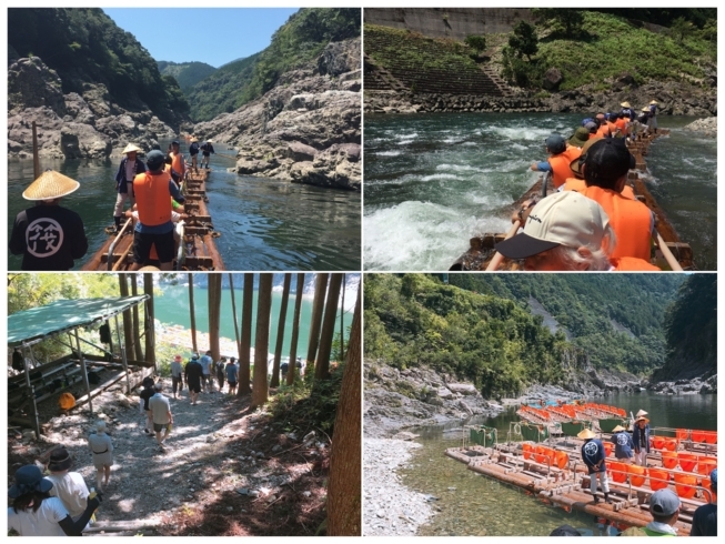 「夏の大自然を満喫、北山村の筏下りへ！」