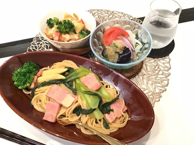 「LaLaおすすめ和風ダシを使ったパスタ！」