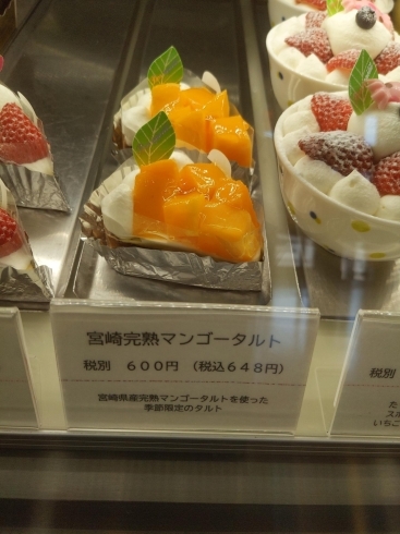 宮崎産の美味しいマンゴーがたっぷり「今日のお店はこんな感じです✨」