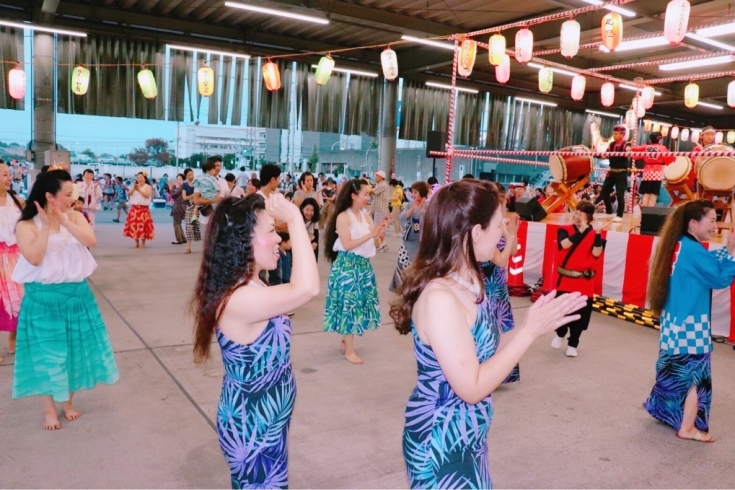 「船橋市地方卸売市場盆踊りでフラダンス ウクレレ メンバー募集 市川市 南行徳 船橋市 江戸川区 初心者ok お子様連れok 」