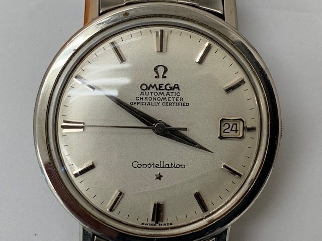 「OMEGA　オメガ コンステレーション　自動巻き　メンズ腕時計　お買取りさせて頂きました。 　ブランド時計、貴金属、ダイヤ、色石の「生前整理」「遺産相続」　買取りと査定は「チケット大黒屋」金町北口店」
