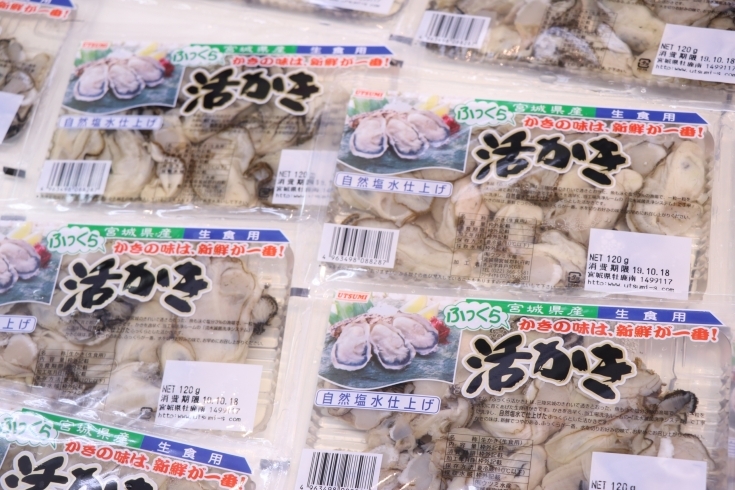 「八千代市、佐倉市の鮮魚店  　勝田台から徒歩10分　 魚や山粋（ヤマスイ) 【16日(水)生食用活かきパック】」