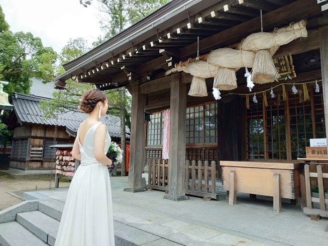 「ローブデコルテ☆神社で挙式☆」