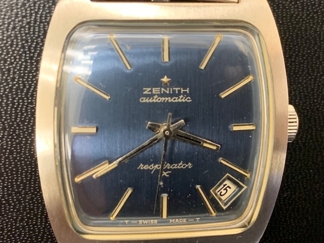 「自動巻き　ゼニス　ZENITH  腕時計　お買取りさせて頂きました。 　　貴金属、バッグ、時計、切手、ビール券、JR回数券、旅行券　お売り下さい」