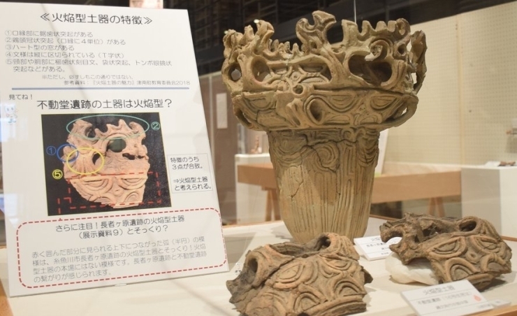 火焔型土器「秋の企画展「渦巻きと火焔の縄文土器‐あさひの縄文時代－展」 開催中」