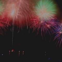 【霞ヶ浦の夜空に咲く7,000発の花火】なめがたの湖上花火大会　サンセットフェスタin天王崎2019