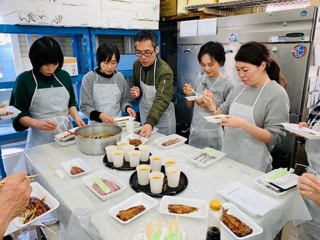 お魚ゼミ試食「お魚ゼミ　１／２５（土）牡蠣（カキ）編　キャンセル待ちです」