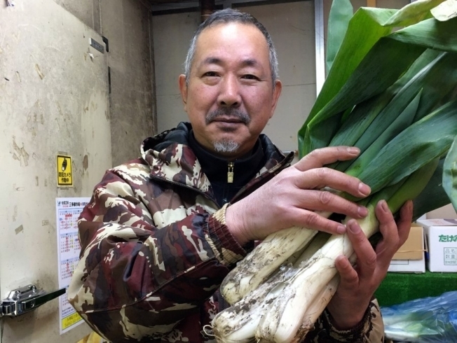 下仁田葱とツーショット！「ツーショット」