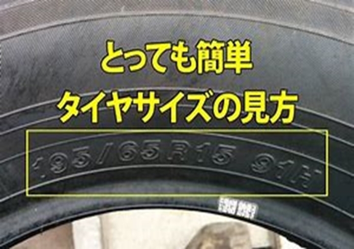 「皆さんタイヤサイズの見方はご存知でしょうか!?」