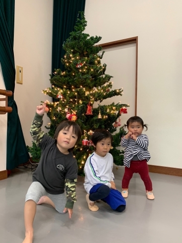 踊りのラストホーズで！「クリスマスツリー!」