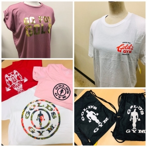 「ゴールドジムオリジナルウェア＆グッズ入荷」