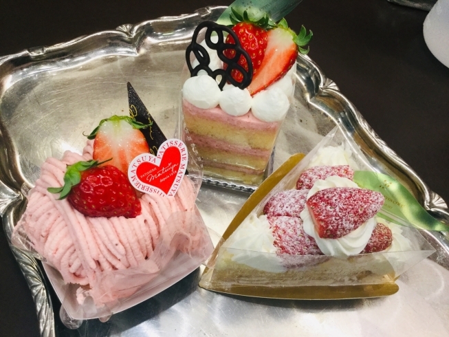 「苺のケーキ✨」