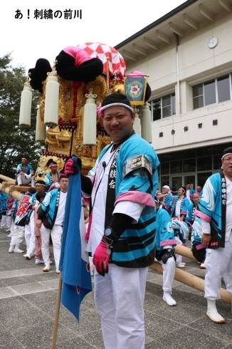 長野青壮年部長さん「長野太鼓台さん　腕章」