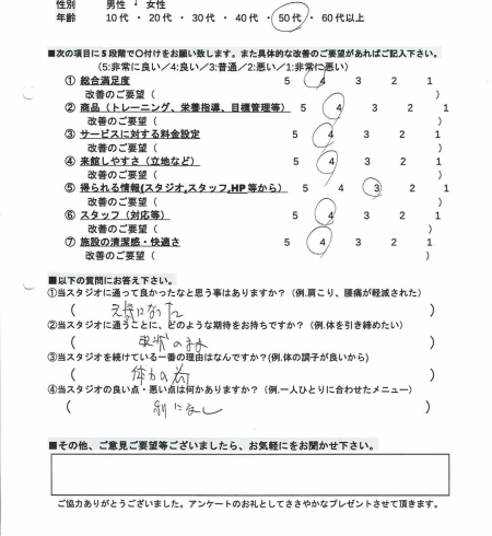 「お客様の声(健康維持・体力UP/50代男性)【本八幡・市川で体験できるパーソナルトレーニングジム】」