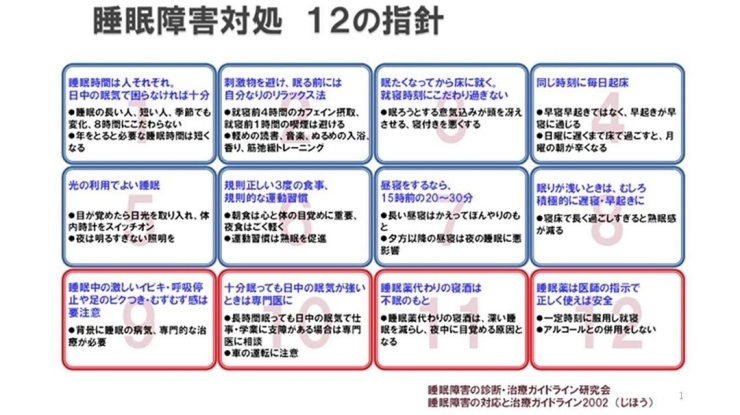 「睡眠障害対処12の指針【本八幡・市川で充実プログラムのパーソナルトレーニングジム】」