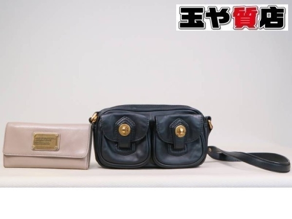 「マークバイマークジェイコブス MARC BY MARC JACOBS ショルダー 長財布 2点セット 黒  販売中！ 千葉 市川市 本八幡」