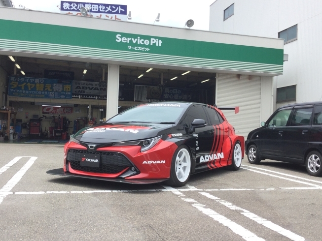 カローラスポーツ　ADVAN「アドバンスポーツのデモカーがやってくる！」