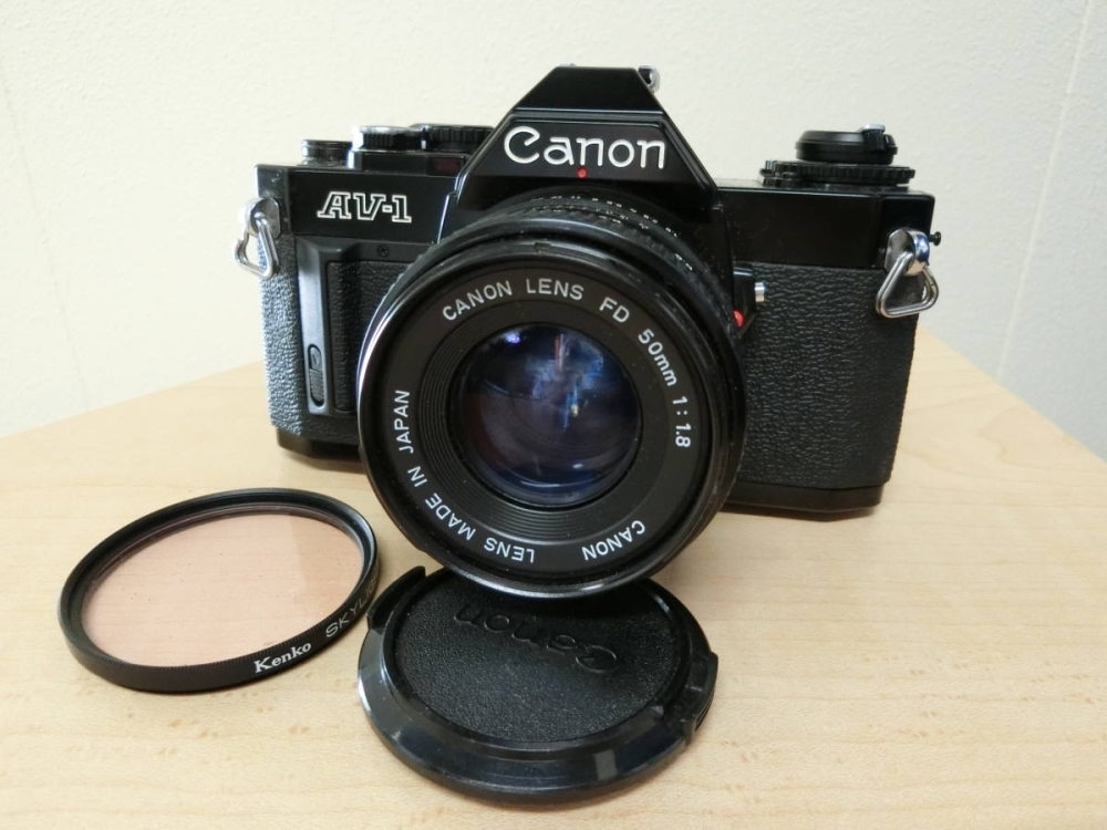 Canon・AV-1お買取させて頂きました。カメラ・レンズのお買取は