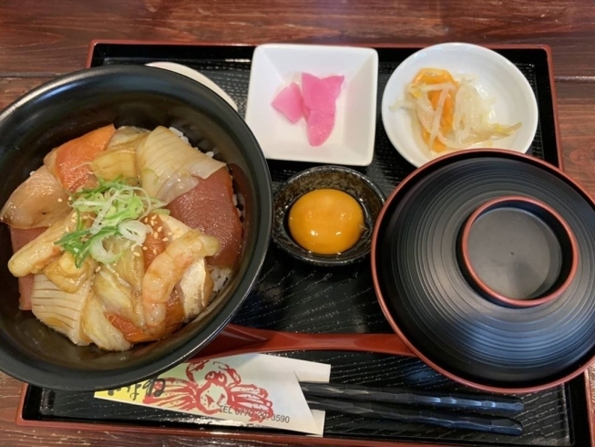 「福井で新鮮海鮮丼ランチ♪」
