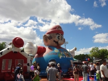 子どもたちが大好きなふわふわ！