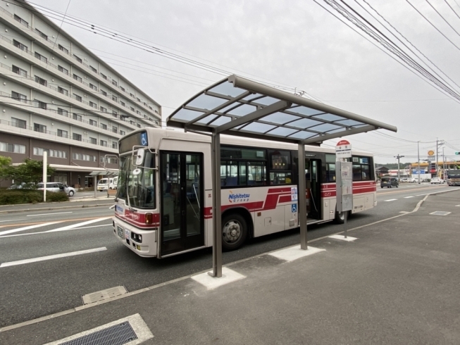 「姫野病院への通院は『西鉄バス』が便利です！」