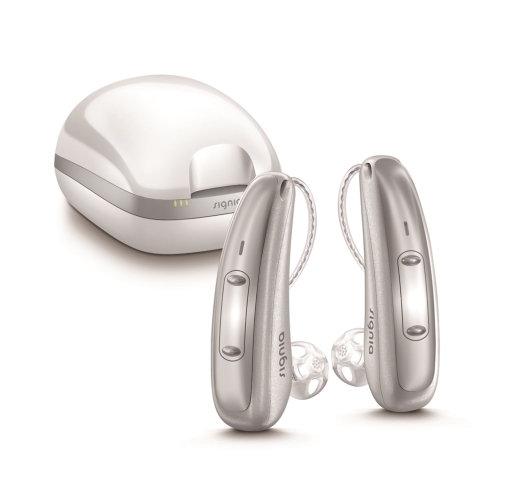 充電式　Pureチャージ＆ゴー「シグニア補聴器　新製品「X（エクスペリエンス）」の試聴器が入荷しました！　made for iPhone対応/Xセンサー/モーションセンサー/シーメンス」