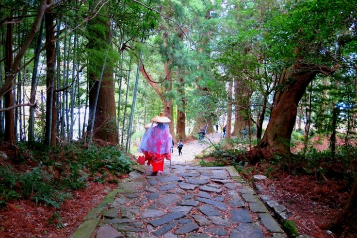 大門坂で平安衣装を着て記念撮影ができます「和歌山のおすすめ観光スポット❣【大門坂】」