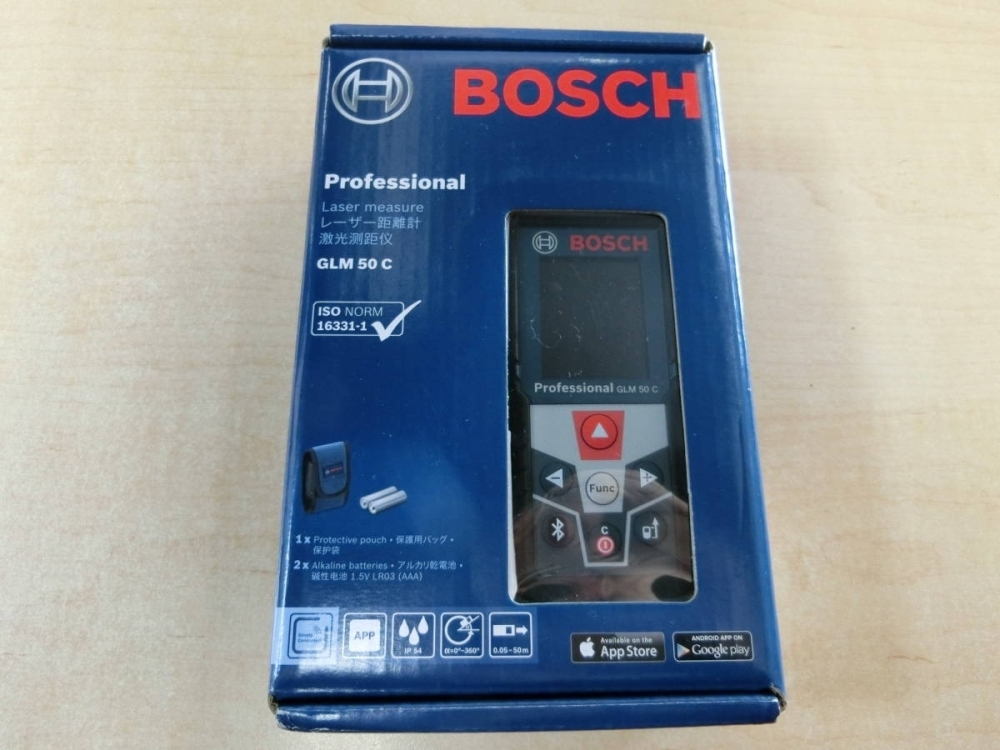 BOSCH／ボッシュ・レーザー距離計・GLM50Cお買取させて頂きました