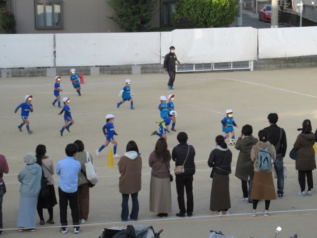 「サッカー教室の参観日」
