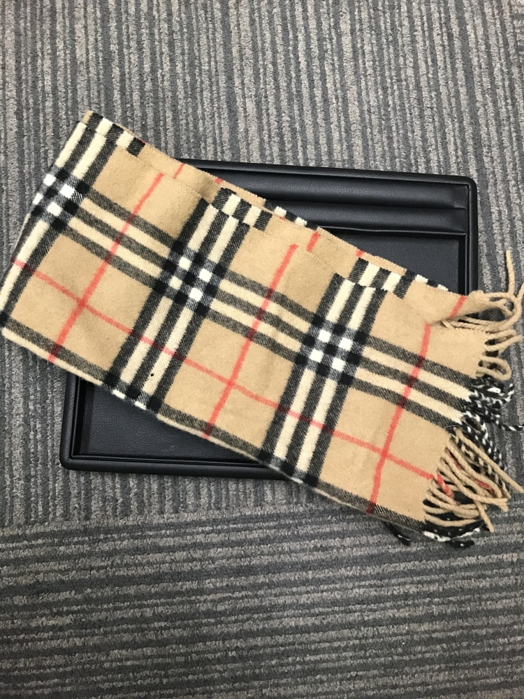 Burberry バーバリー マフラー チェック ベージュ【高価買取】 横浜